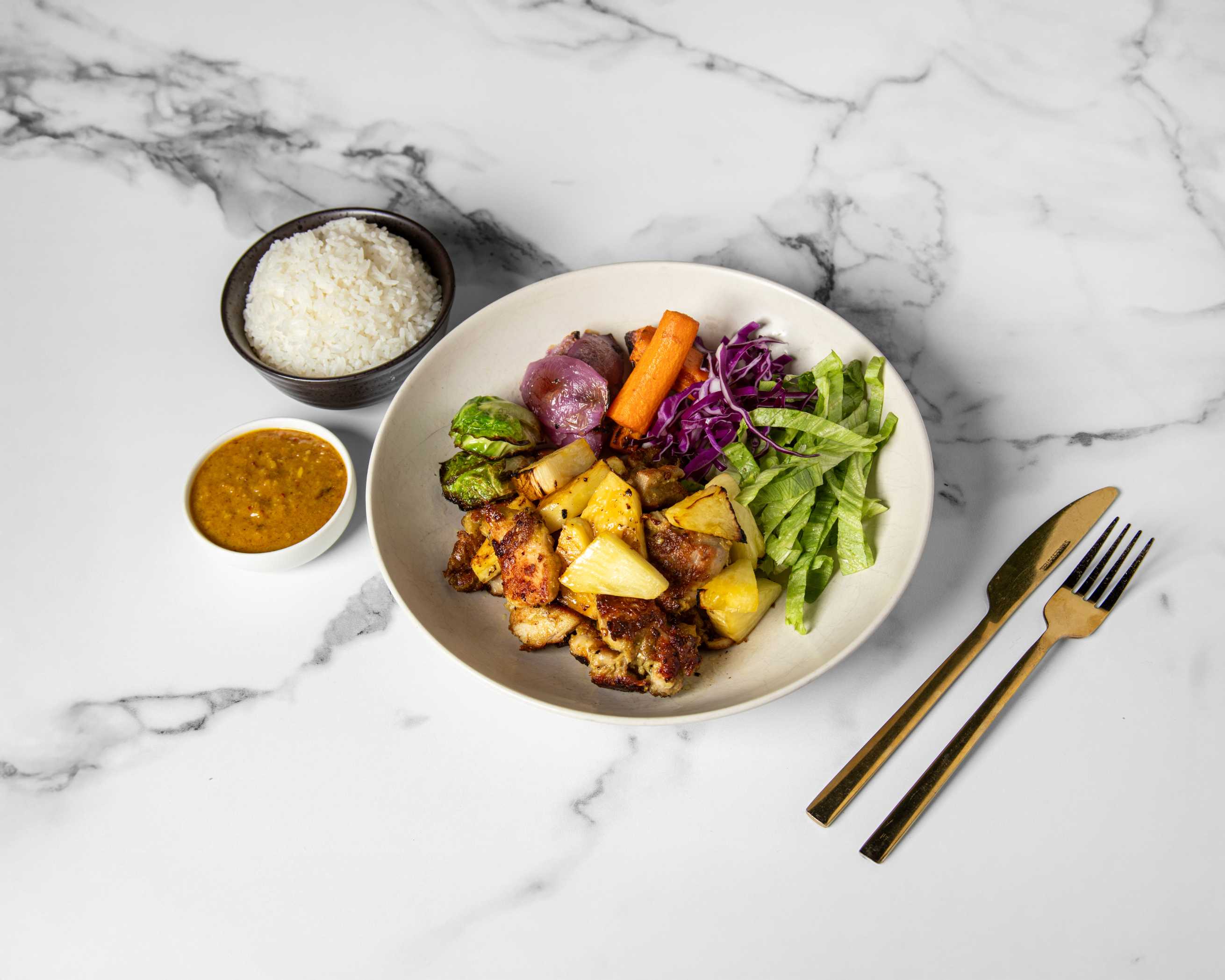 Thai Grilled Chicken Pita